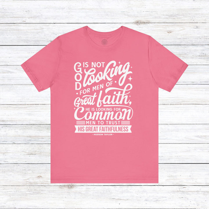 Hudson Taylor Common Men Unisex T-Shirt T-Shirt Charity Pink S