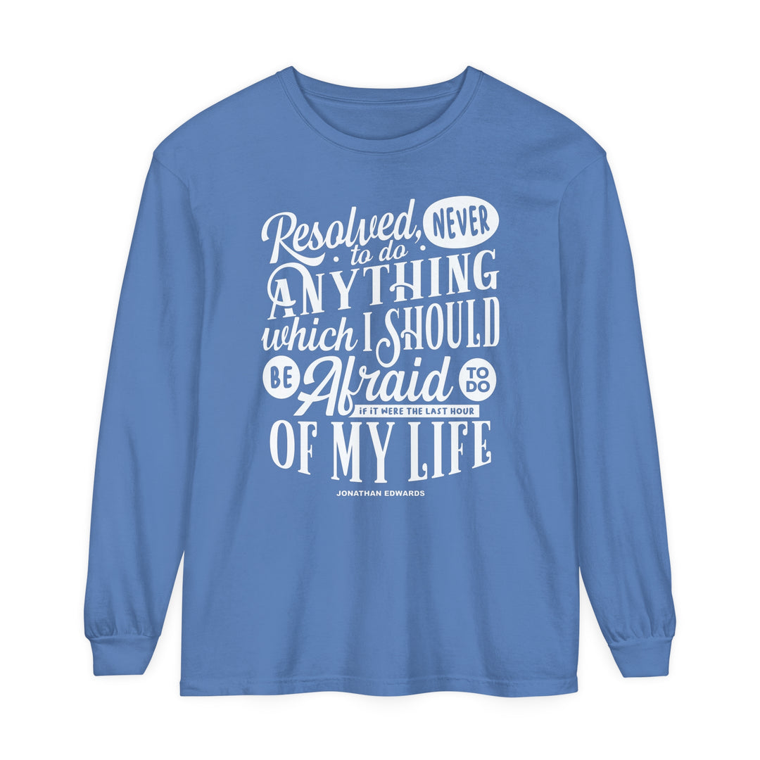 Jonathan Edwards Last Hour Long Sleeve Shirt Long-sleeve Flo Blue S
