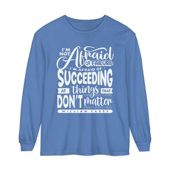 William Carey's Things That Don't Matter Long Sleeve Shirt Long-sleeve Flo Blue S