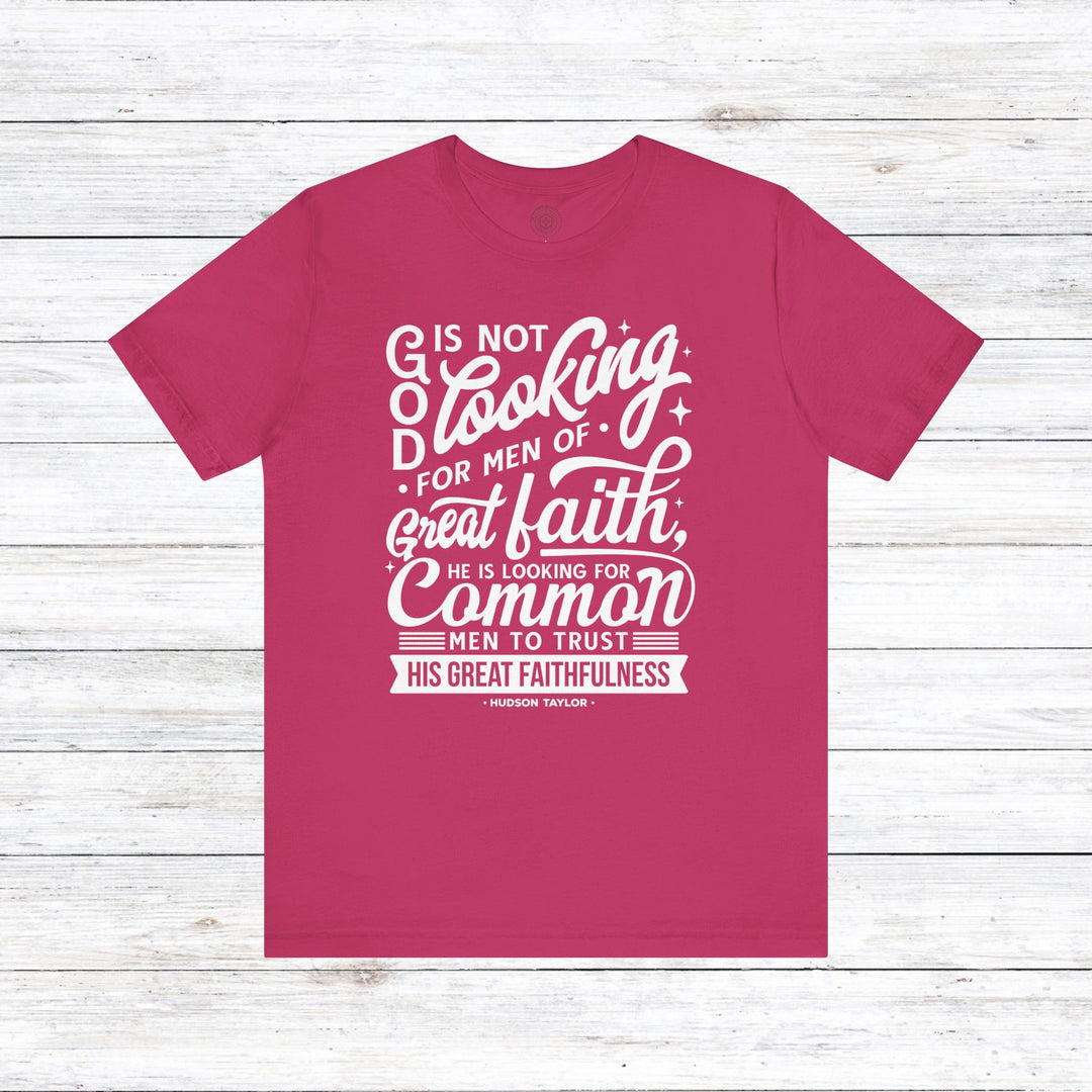 Hudson Taylor Common Men Unisex T-Shirt T-Shirt Berry S