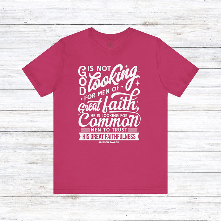 Hudson Taylor Common Men Unisex T-Shirt T-Shirt Berry S