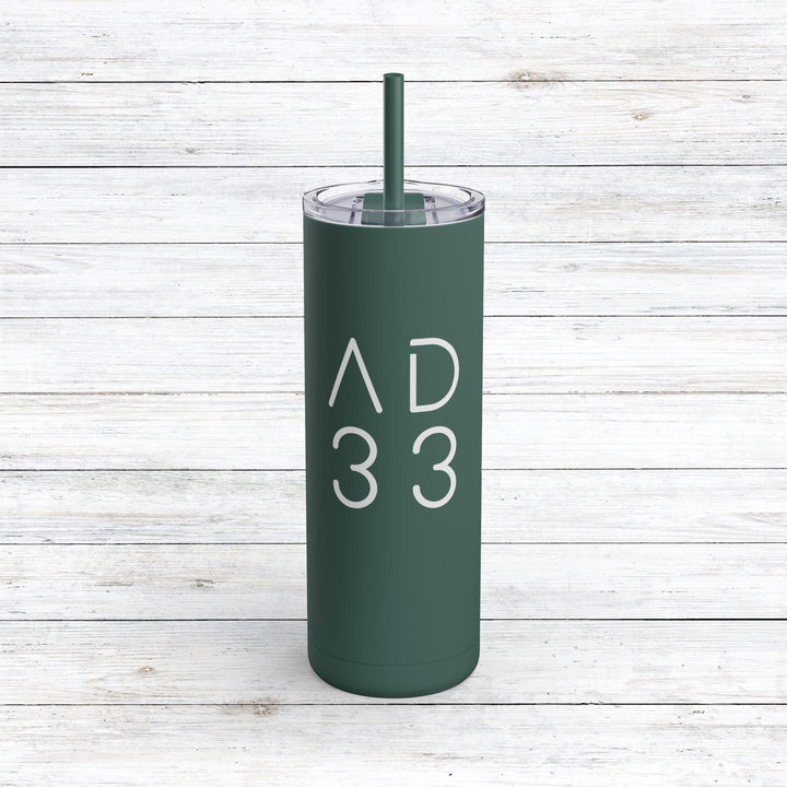 Christian Tumbler AD 33 Mug Deep Teal 20oz Matte