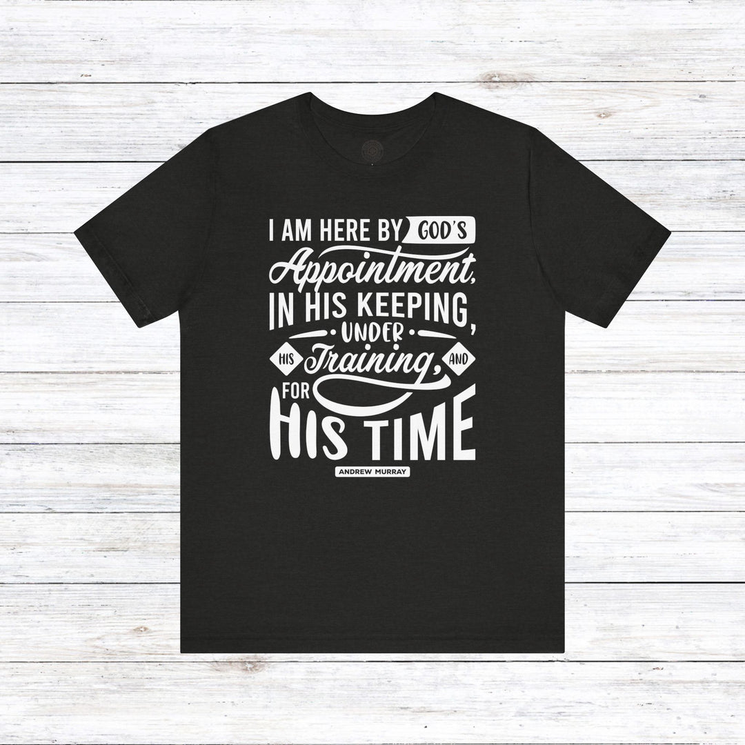 Andrew Murray's His Time Unisex T-Shirt T-Shirt Black Heather S