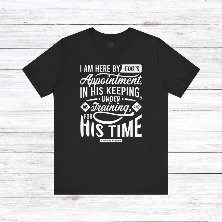 Andrew Murray's His Time Unisex T-Shirt T-Shirt Black Heather S