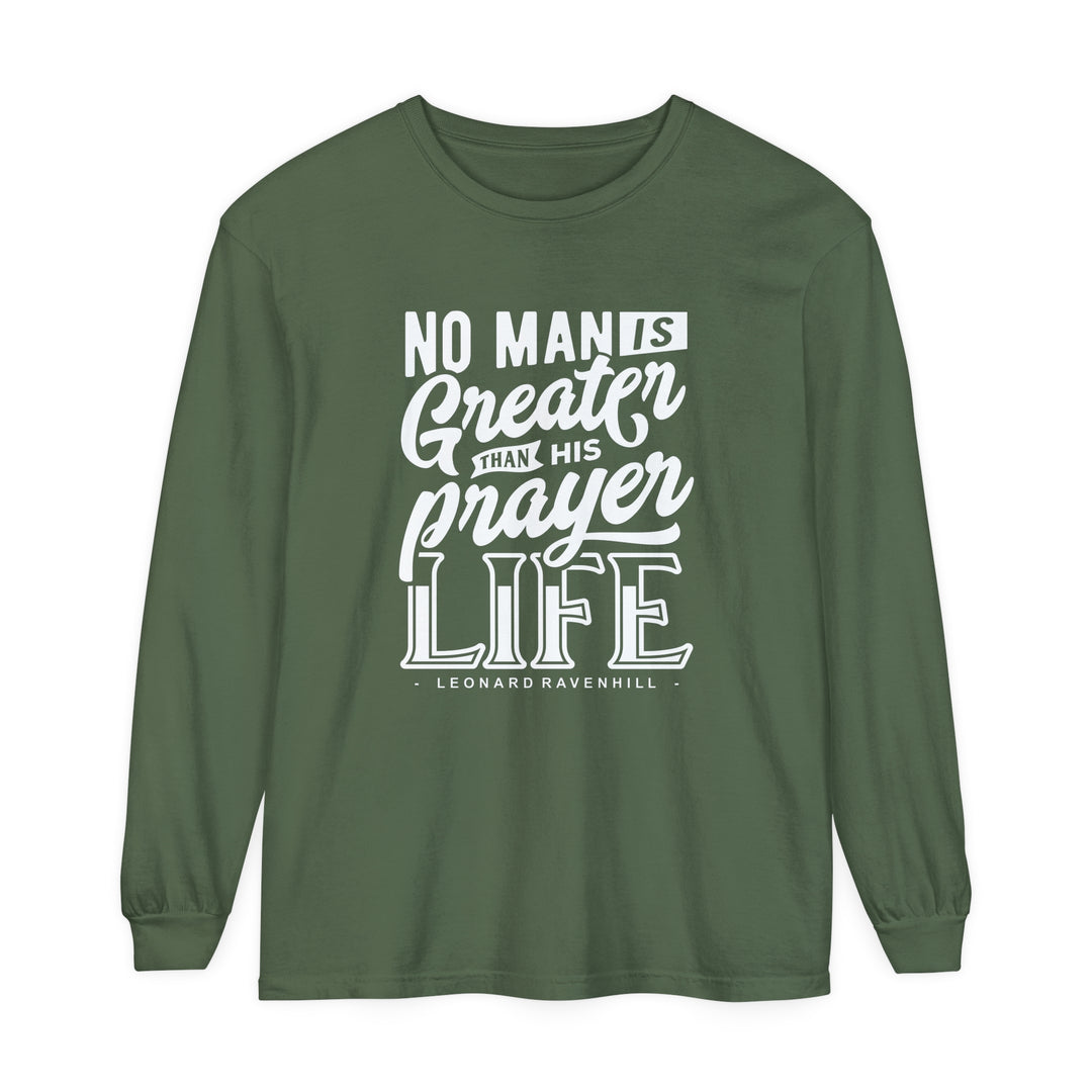 Leonard Ravenhill's Prayer Life Long Sleeve Shirt Long-sleeve Hemp S