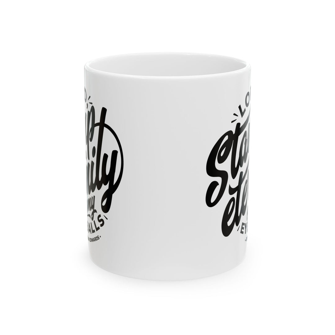 Christian Coffee Mug Jonathan Edwards Stamp Eternity Ceramic Mug