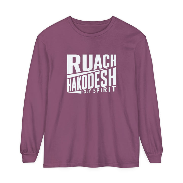 Holy Spirit Long Sleeve Shirt Long-sleeve Berry S 