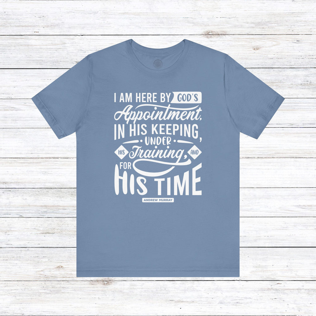 Andrew Murray's His Time Unisex T-Shirt T-Shirt Steel Blue S