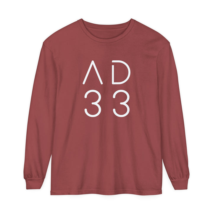AD 33 Long Sleeve Shirt Long-sleeve Brick S 