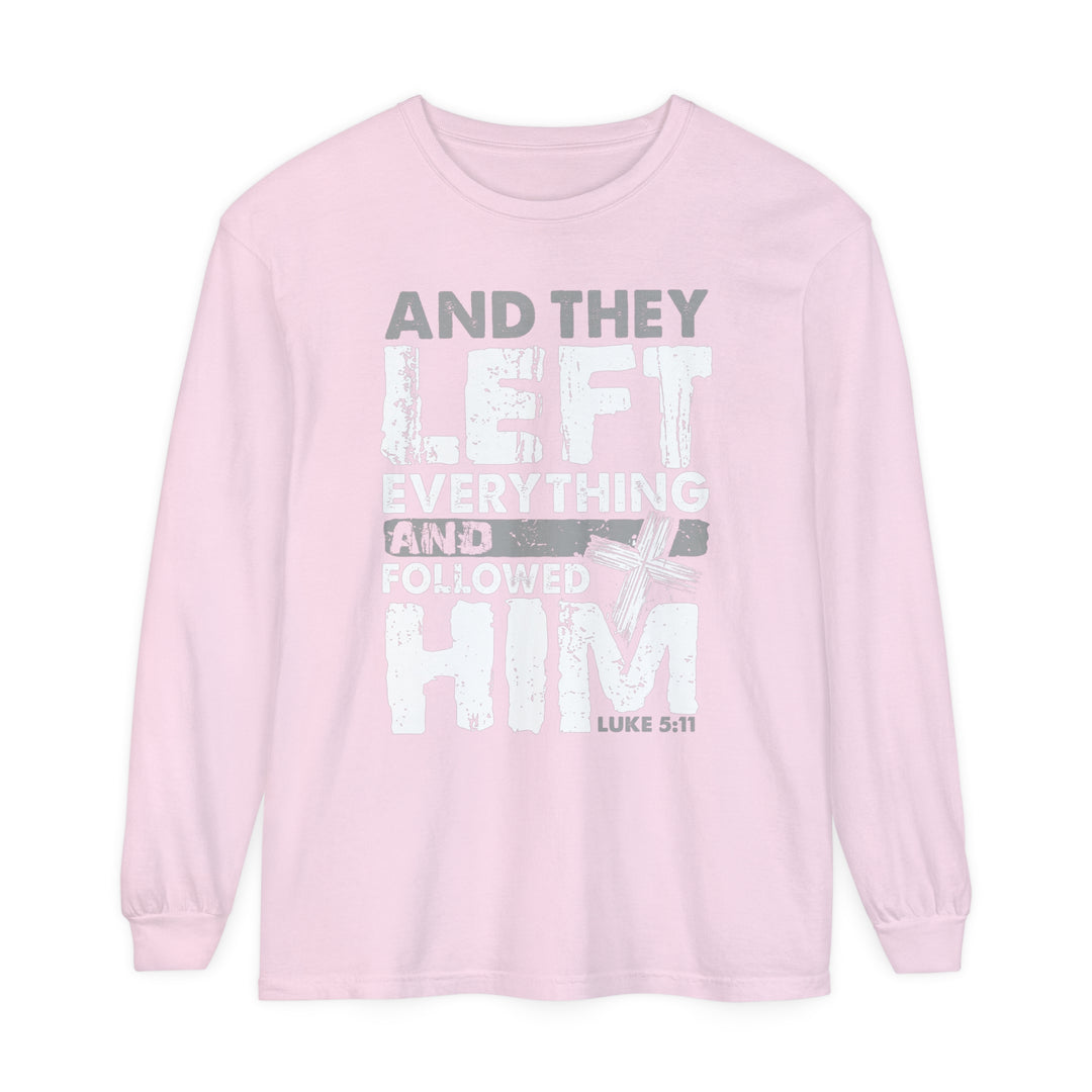Left Everything Long Sleeve Shirt Long-sleeve Blossom S 