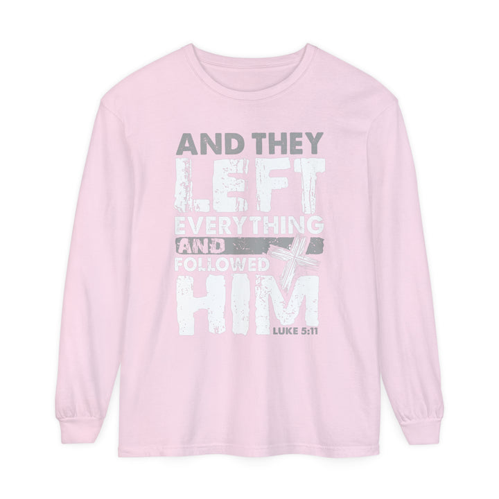 Left Everything Long Sleeve Shirt Long-sleeve Blossom S 