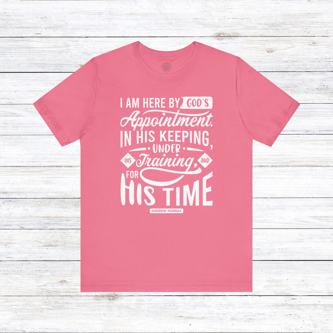 Andrew Murray's His Time Unisex T-Shirt T-Shirt Charity Pink S