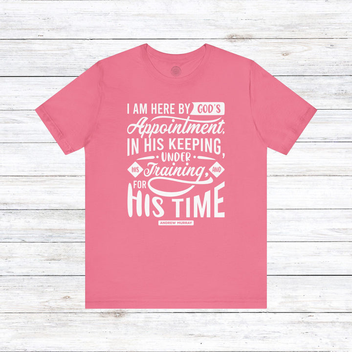 Andrew Murray's His Time Unisex T-Shirt T-Shirt Charity Pink S