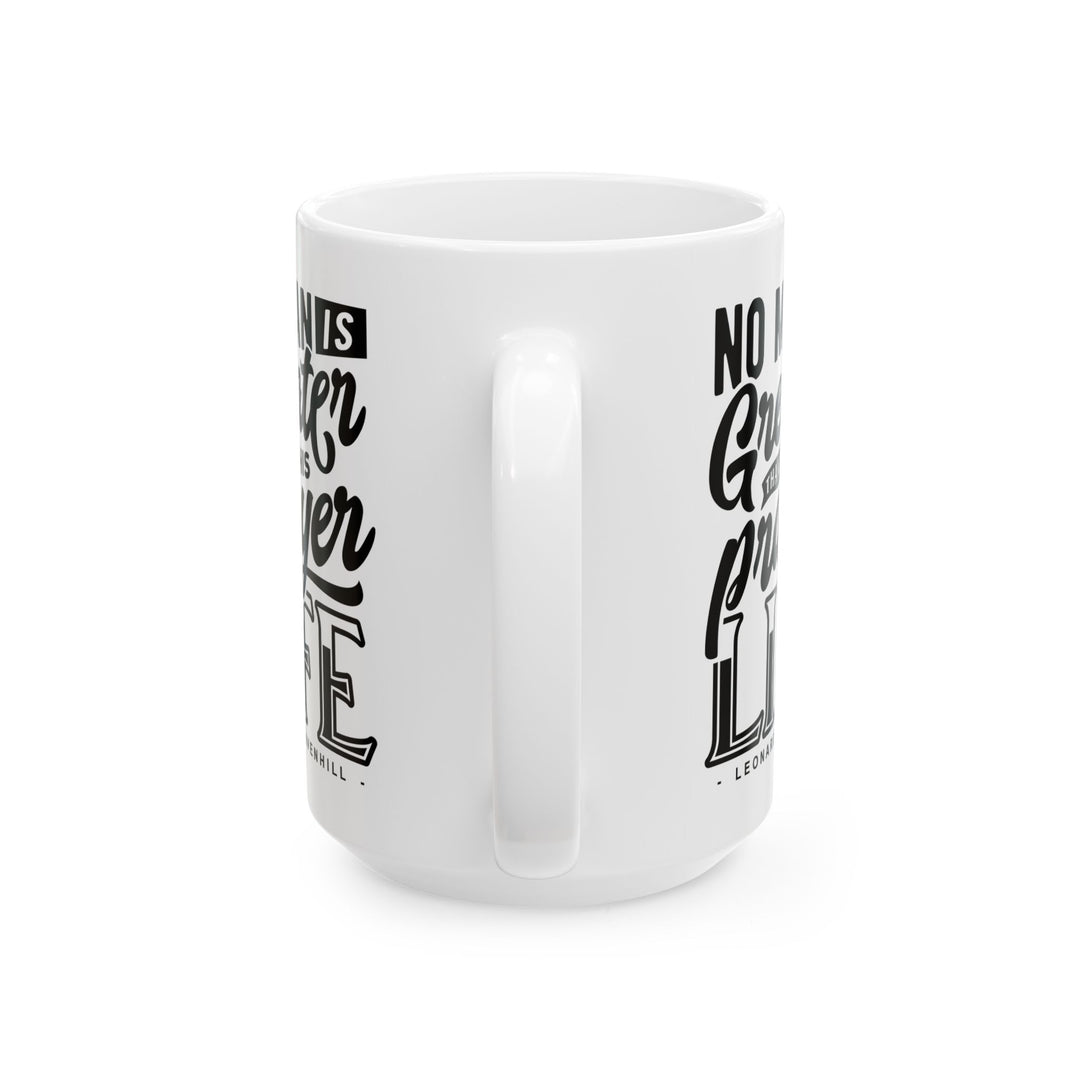 Christian Coffee Mug Leonard Ravenhill's Prayer Life Ceramic Mug