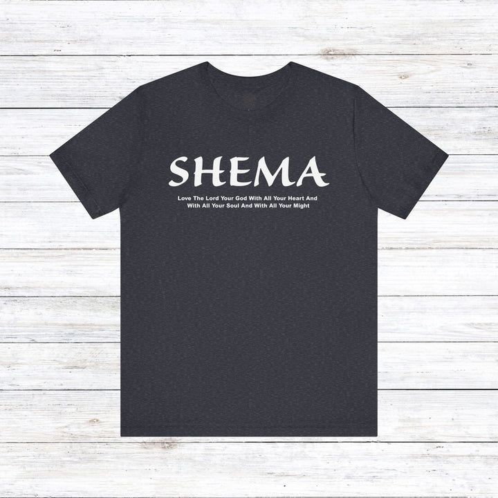 Shema Love The Lord Definition Unisex T-Shirt T-Shirt Heather Navy S 