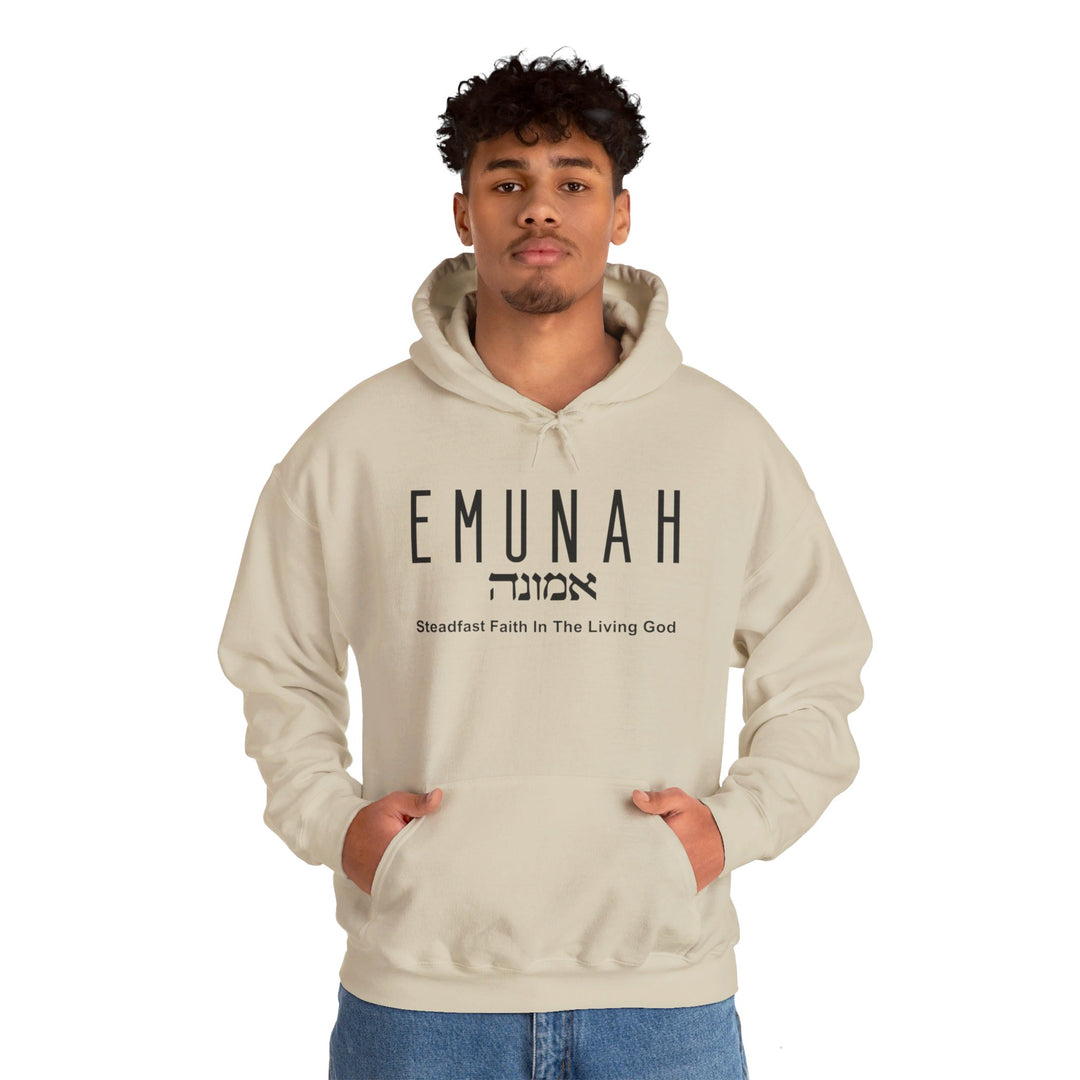 Emunah Steadfast Faith Hoodie Hoodie   