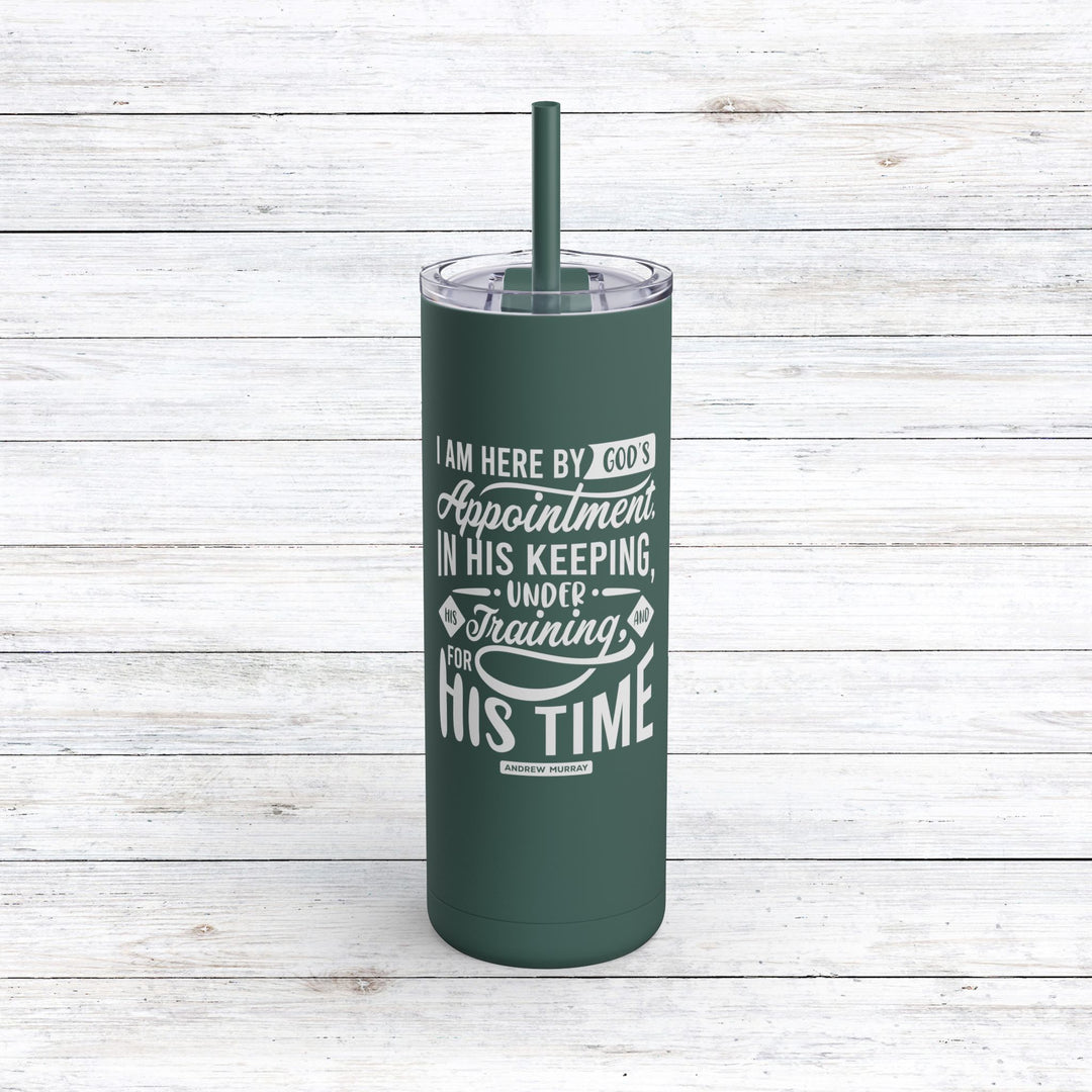 Christian Tumbler Andrew Murray's His Time Mug Deep Teal 20oz Matte