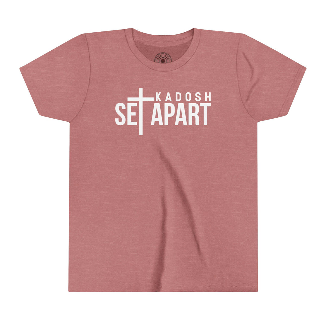 Set Apart Youth T-shirt Kids clothes Heather Mauve S 