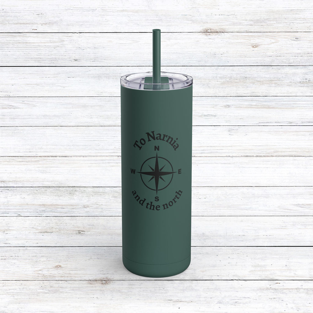 Christian Tumbler To Narnia Mug Deep Teal 20oz Matte