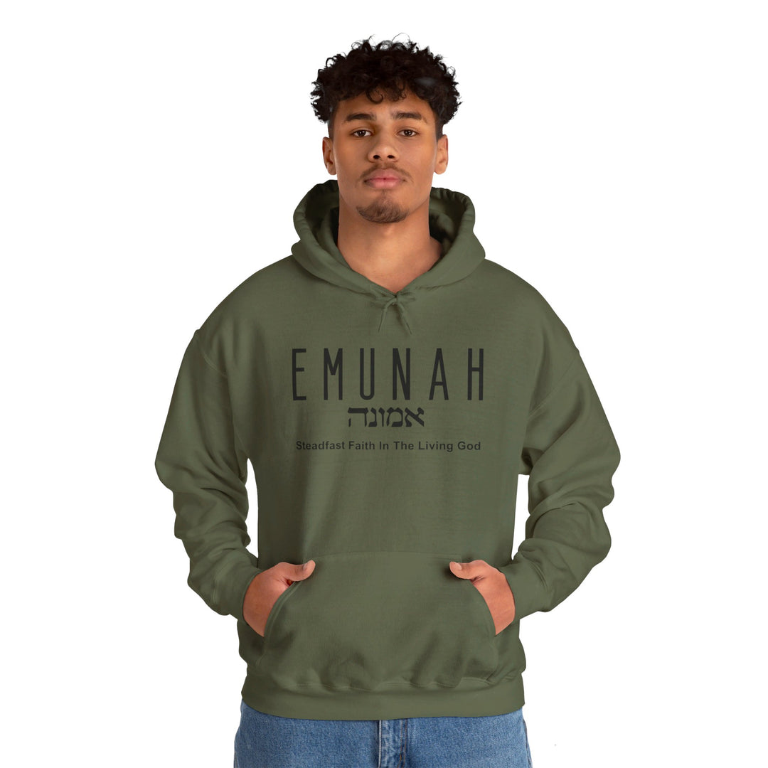 Emunah Steadfast Faith Hoodie Hoodie   