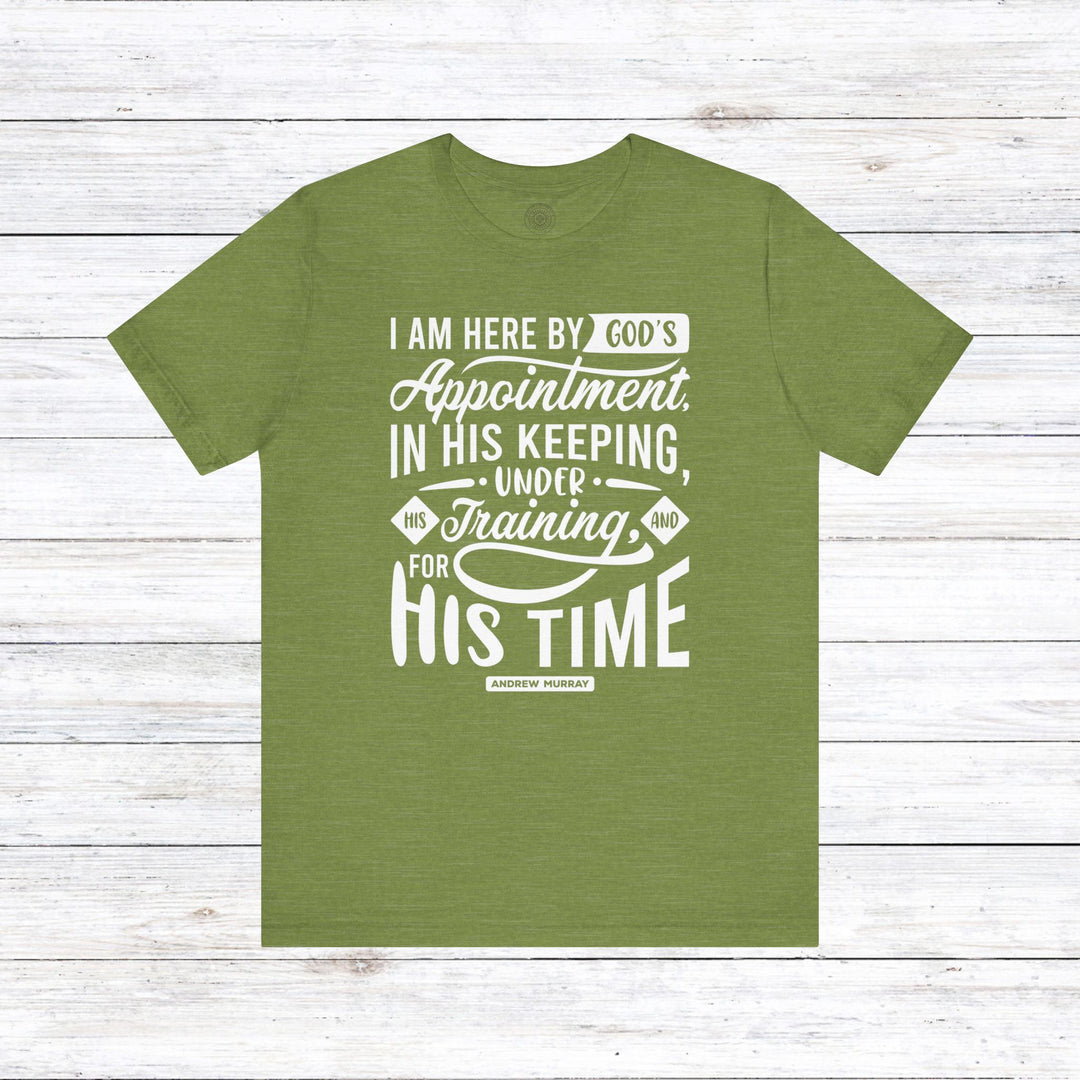 Andrew Murray's His Time Unisex T-Shirt T-Shirt Heather Green S