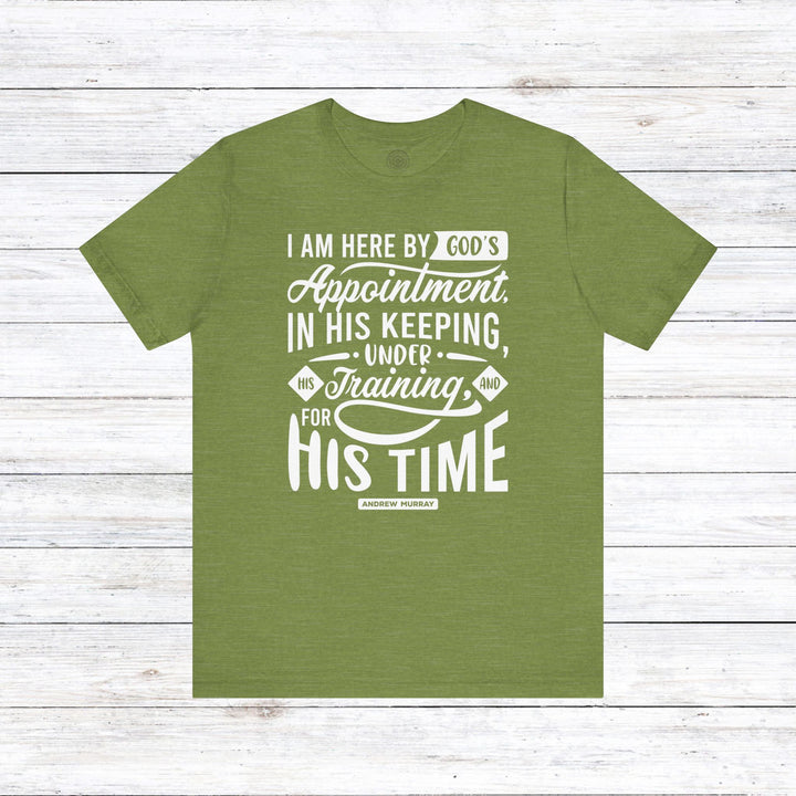 Andrew Murray's His Time Unisex T-Shirt T-Shirt Heather Green S