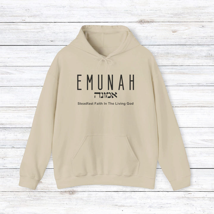 Emunah Steadfast Faith Hoodie Hoodie Sand S 