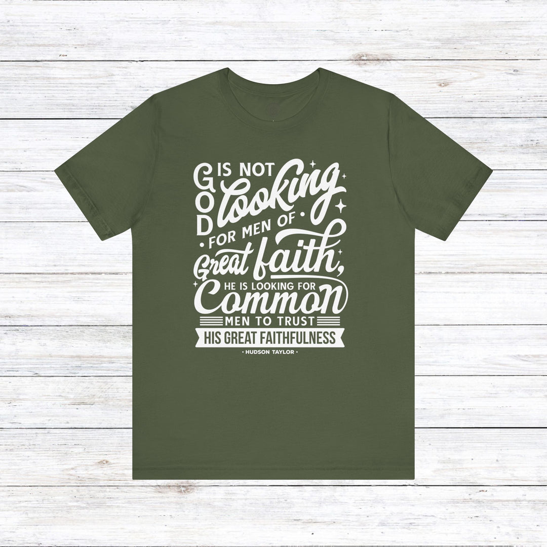 Hudson Taylor Common Men Unisex T-Shirt T-Shirt Military Green S