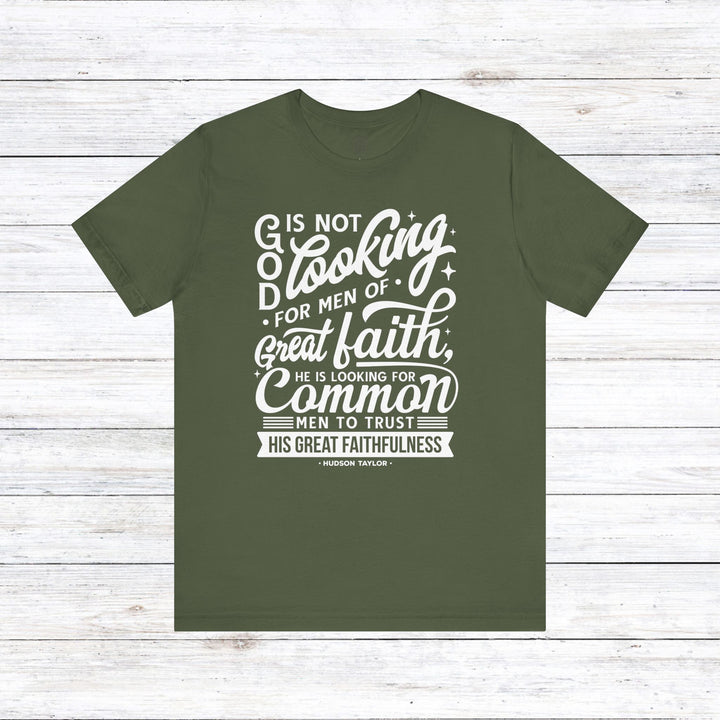 Hudson Taylor Common Men Unisex T-Shirt T-Shirt Military Green S