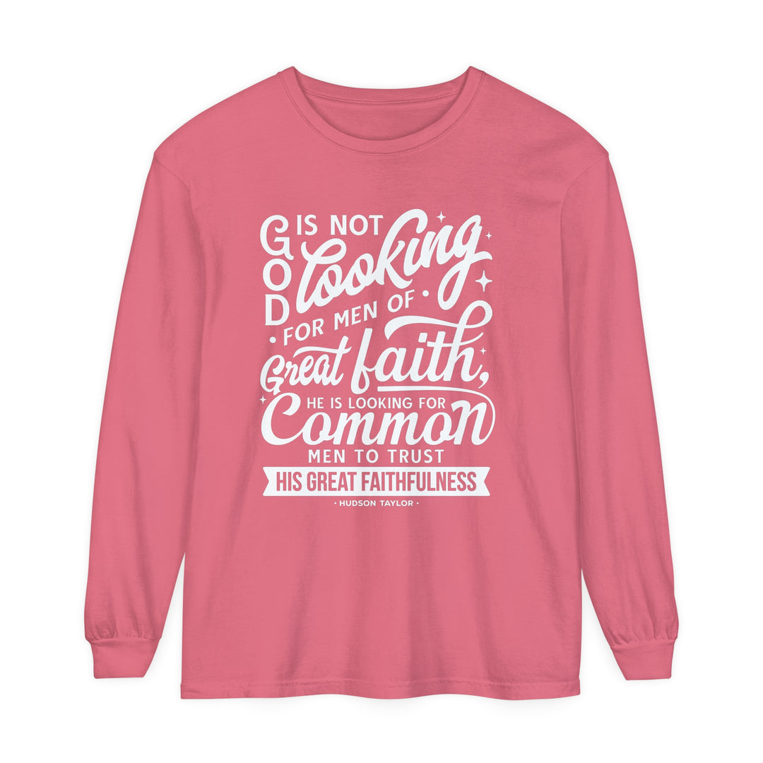 Hudson Taylor Common Men Long Sleeve Shirt Long-sleeve Watermelon S