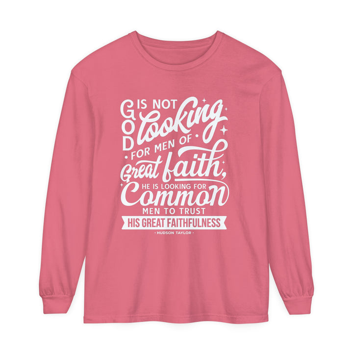 Hudson Taylor Common Men Long Sleeve Shirt Long-sleeve Watermelon S