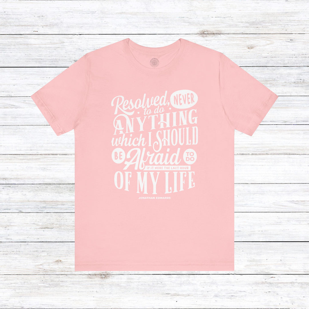 Last Hour Jonathan Edwards Unisex T-Shirt T-Shirt Pink S