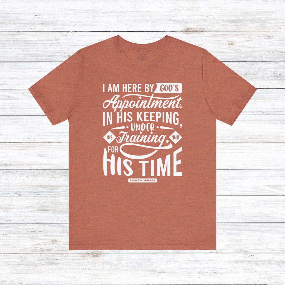 Andrew Murray's His Time Unisex T-Shirt T-Shirt Heather Clay S