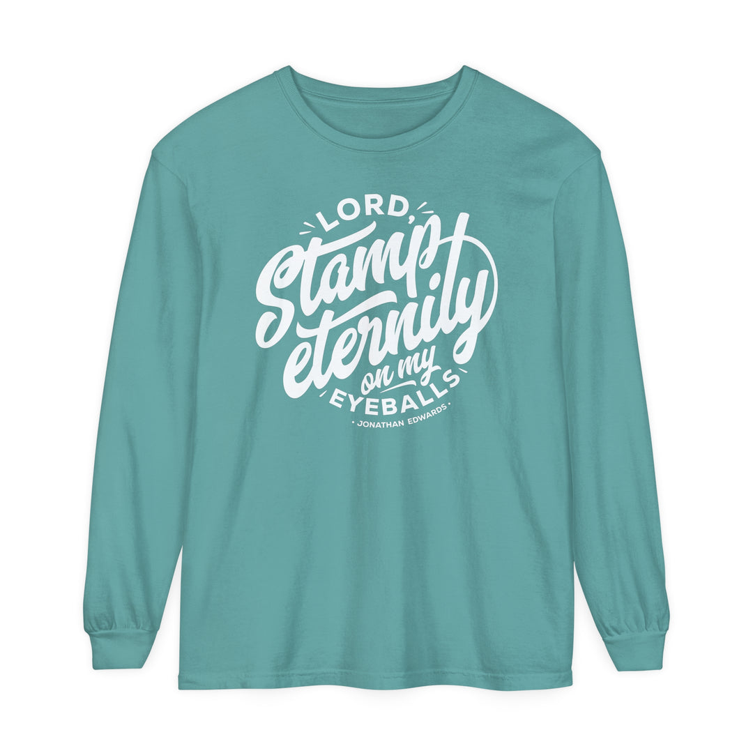 Jonathan Edwards Stamp Eternity Long Sleeve Shirt Long-sleeve Seafoam S