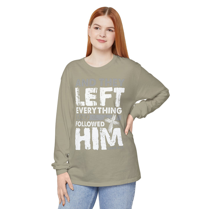 Left Everything Long Sleeve Shirt Long-sleeve   