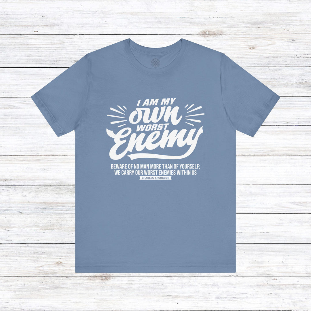 Charles Spurgeon's Worst Enemy Unisex T-Shirt T-Shirt Steel Blue S