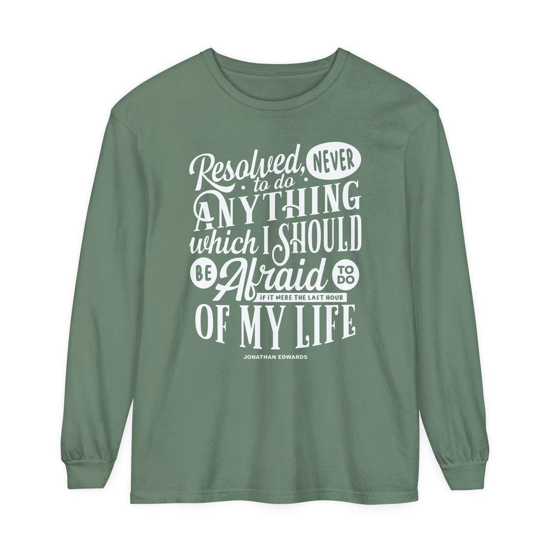 Jonathan Edwards Last Hour Long Sleeve Shirt Long-sleeve Light Green S
