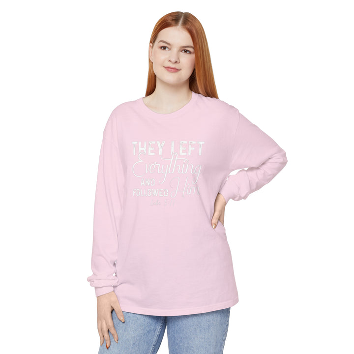 Left Everything Long Sleeve Shirt Long-sleeve   