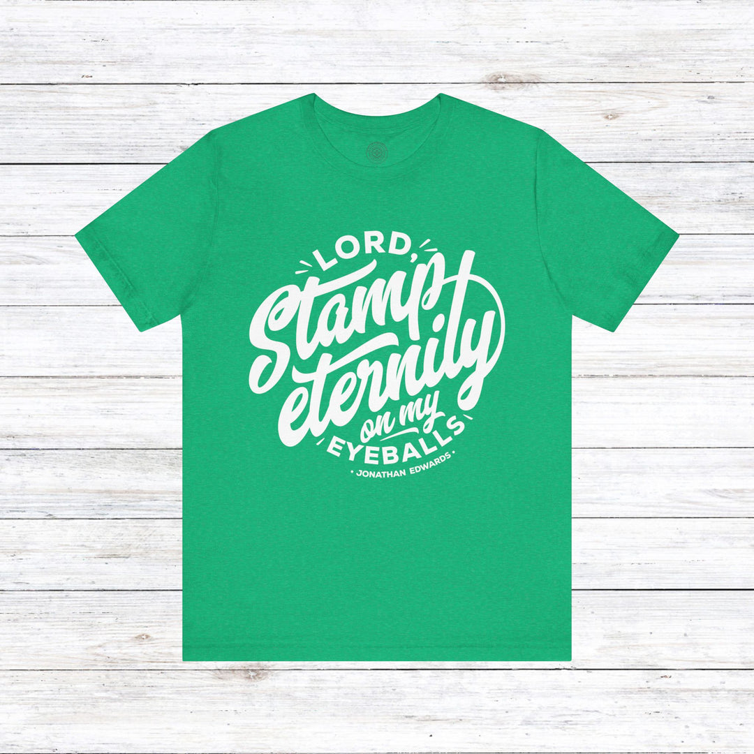Jonathan Edwards Stamp Eternity Unisex T-Shirt T-Shirt Heather Kelly S