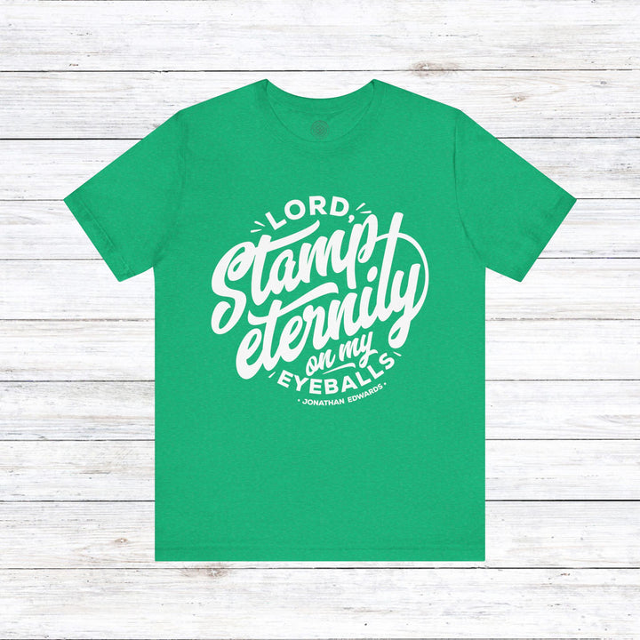 Jonathan Edwards Stamp Eternity Unisex T-Shirt T-Shirt Heather Kelly S
