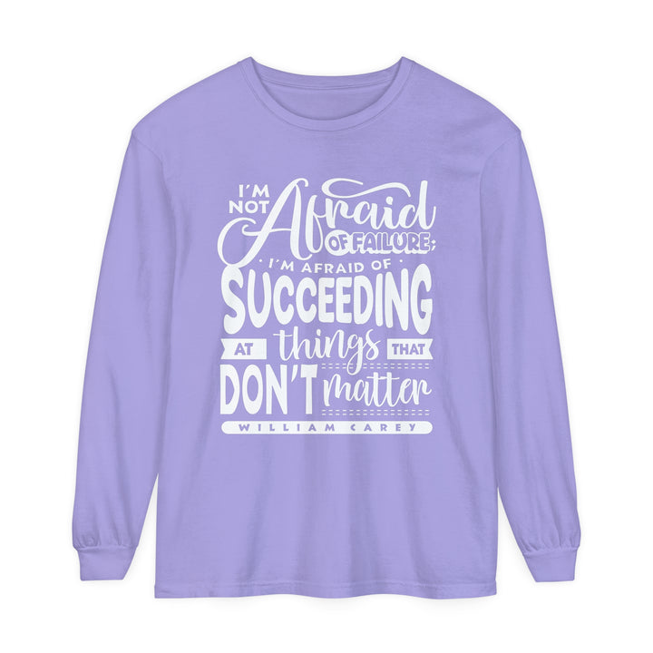 William Carey's Things That Don't Matter Long Sleeve Shirt Long-sleeve Violet S