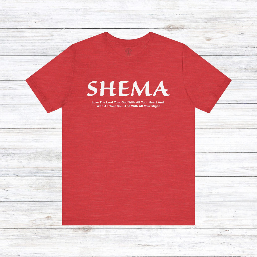 Shema Love The Lord Definition Unisex T-Shirt T-Shirt Heather Red S 