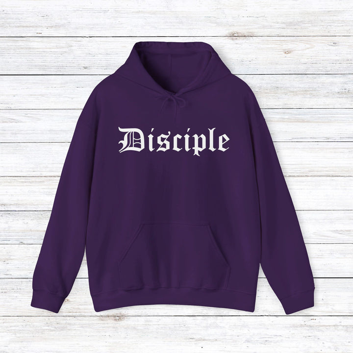 Disciple Old English Hoodie Hoodie Purple S 