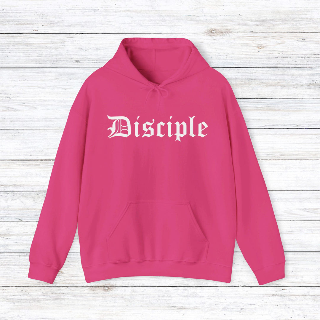Disciple Old English Hoodie Hoodie Heliconia S 