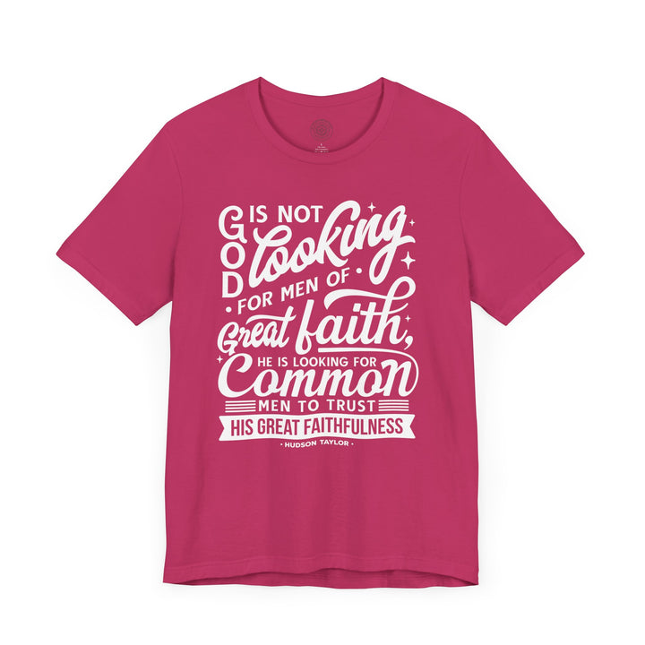 Hudson Taylor Common Men Unisex T-Shirt T-Shirt