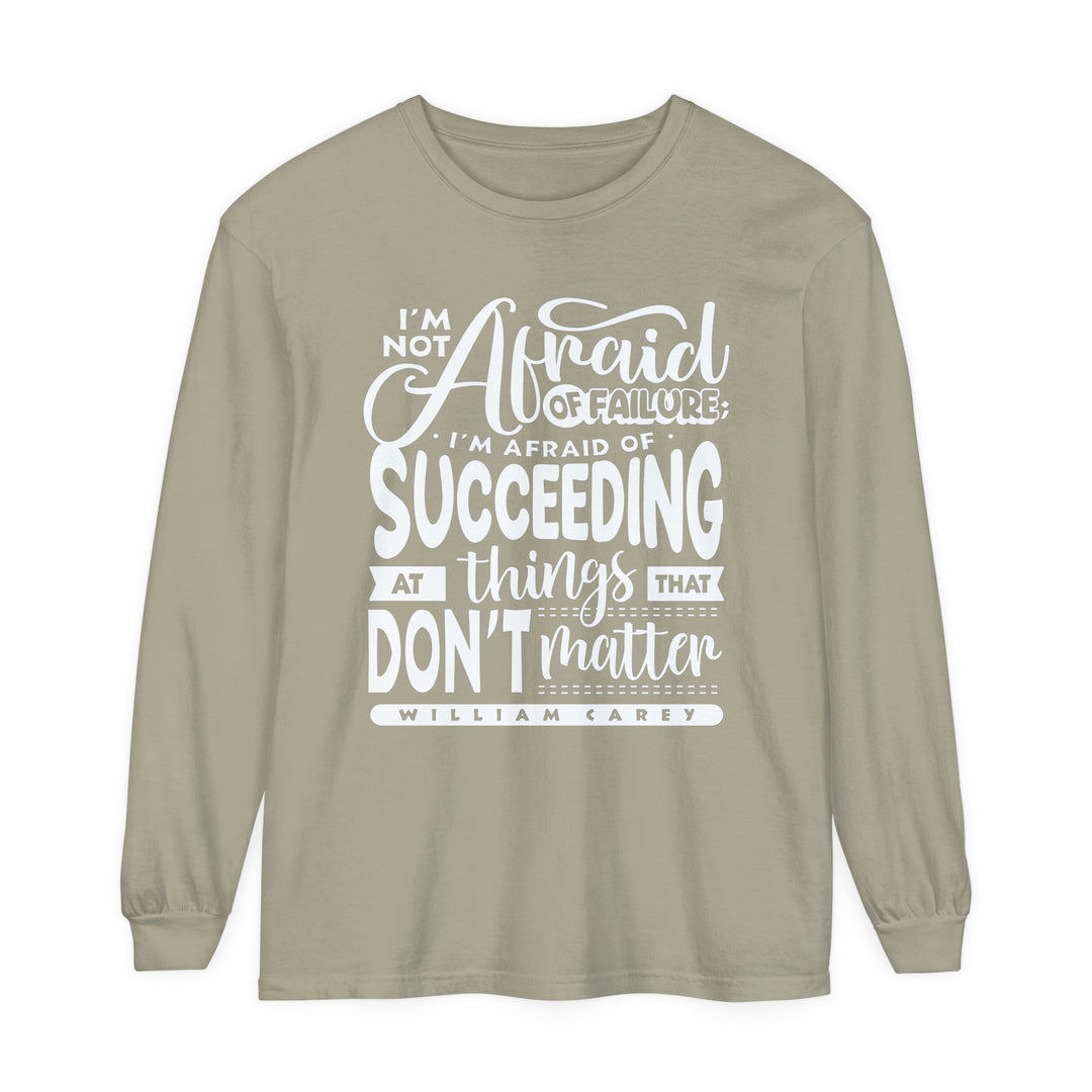 William Carey's Things That Don't Matter Long Sleeve Shirt Long-sleeve Sandstone S