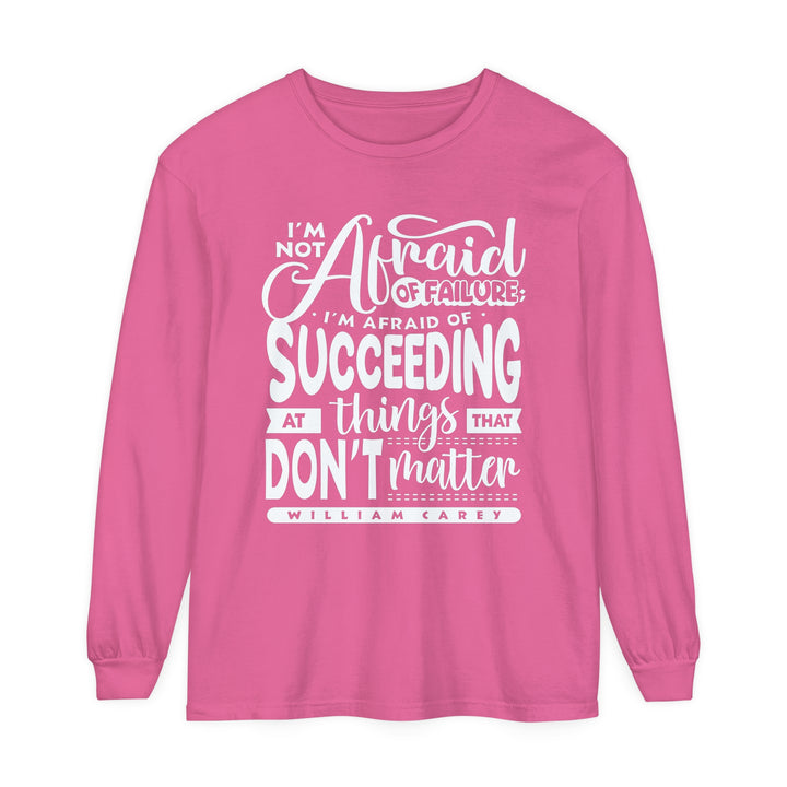 William Carey's Things That Don't Matter Long Sleeve Shirt Long-sleeve Crunchberry S