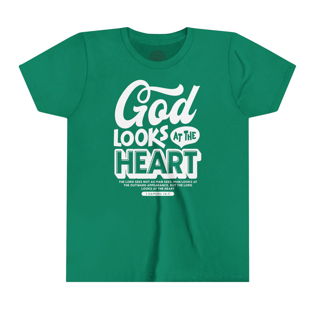 God Looks At Heart Youth T-shirt Kids clothes Kelly S 