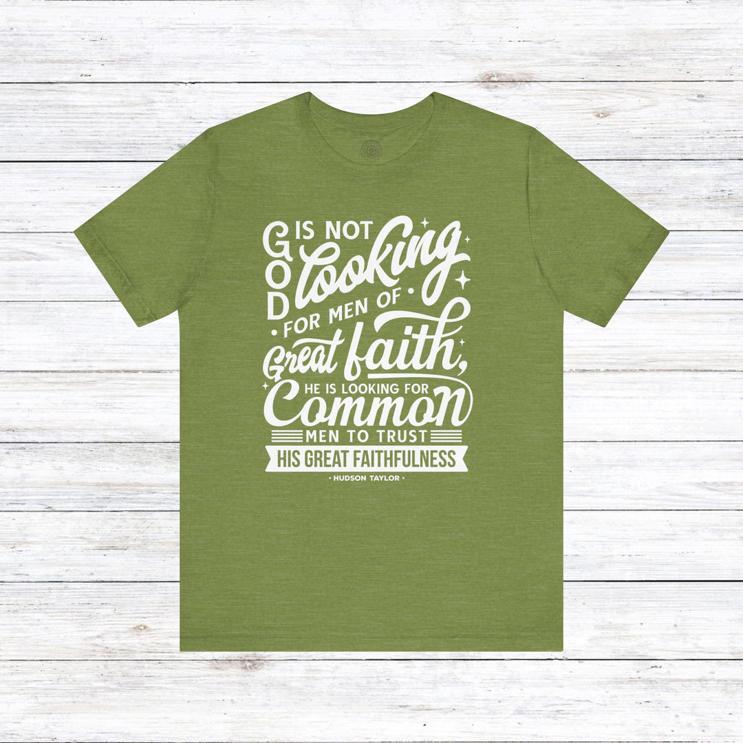 Hudson Taylor Common Men Unisex T-Shirt T-Shirt Heather Green S