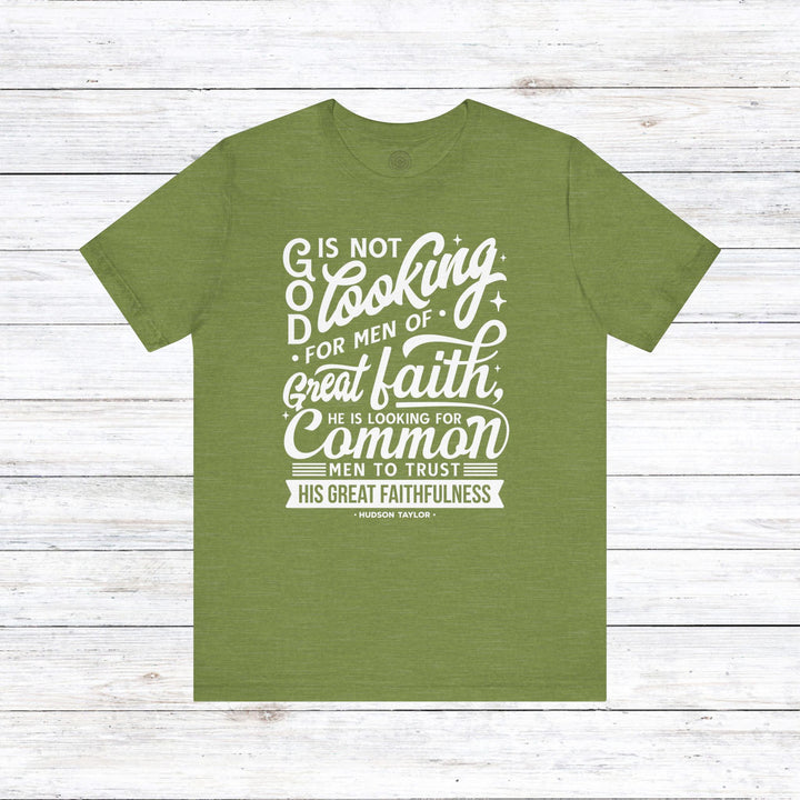 Hudson Taylor Common Men Unisex T-Shirt T-Shirt Heather Green S